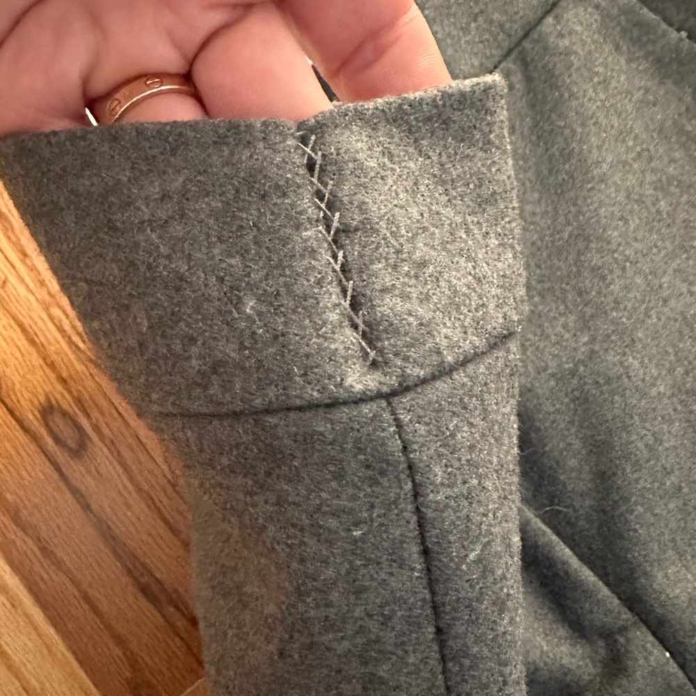 Zara Gray Wide Leg Pants - Picture 7 of 15